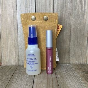 Aveda Brilliant Hair Spray Lip Glaze Sugar Plum 663